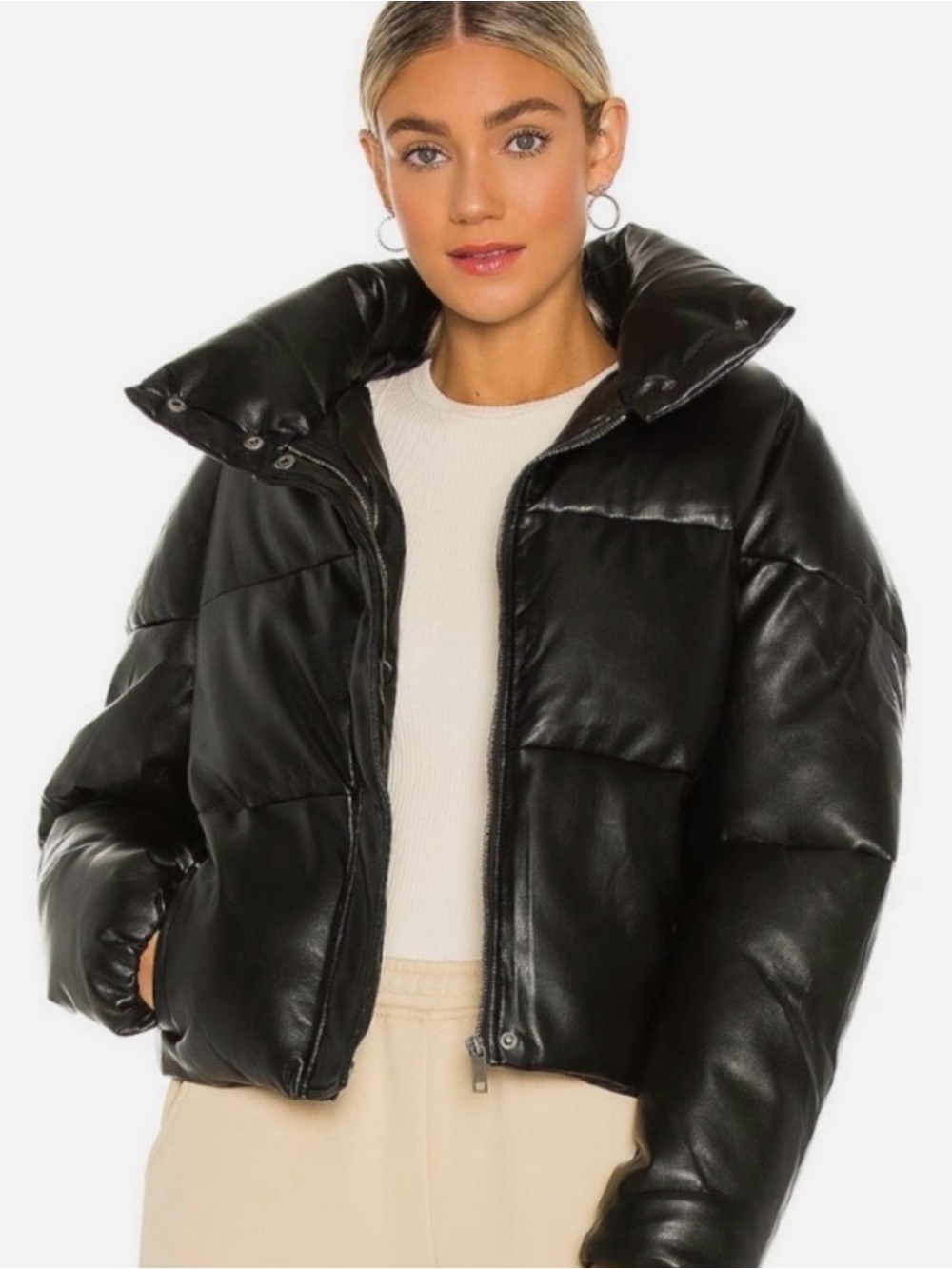 Apparis Jemma Vegan Leather Puffer